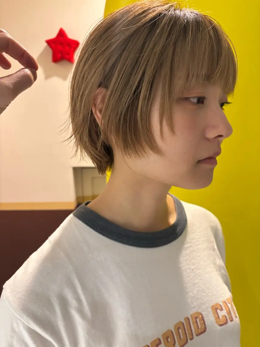 ショート 田中 隼斗のヘアスタイル