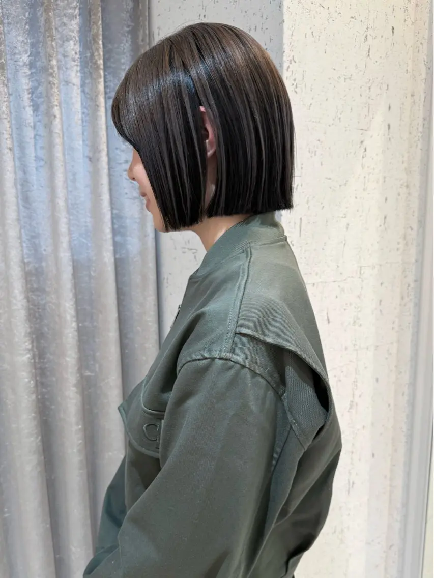 ショート カラー ボブ カット ヘアカラー トリートメント mai / linoah˚✧のヘアスタイル