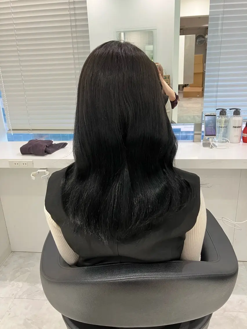 ロング カラー ヘアアレンジ 💓色落ちまで綺麗な 垢抜けカラー💓のヘアスタイル