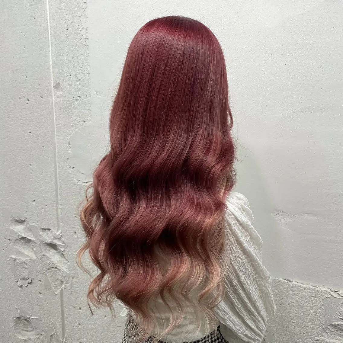 ロング カラー シールエクステ バレイヤージュ ミストバング ダブルカラー  フェイスフレーミング ヘアカラー エクステ 🧡艶髪/エクステ 🫧🧡YUKI❄️のヘアスタイル