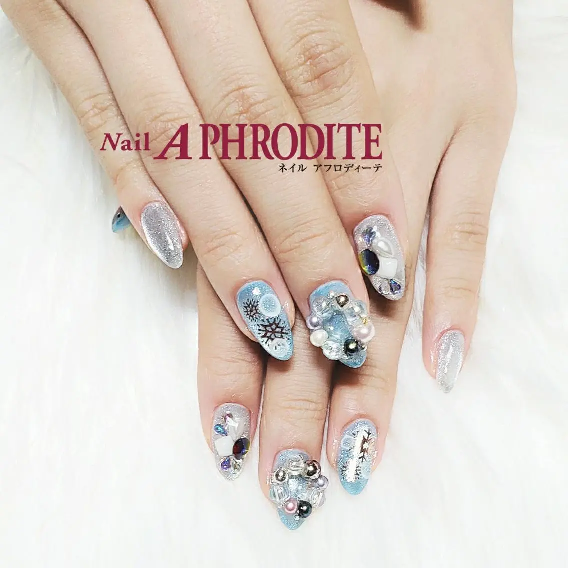 ネイル 持ち込み ニュアンスネイル ハンドネイル Nail Aphroditeのネイルデザイン