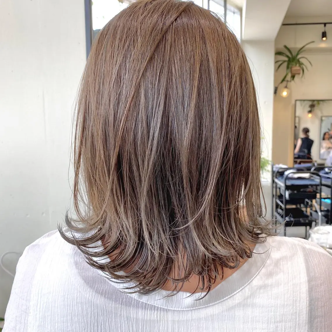 ミディアム カラー ヘアアレンジ カット ヘアカラー トリートメント ヘッドスパ 【ダメージレス施術】 【透明感】北村 拓也のヘアスタイル