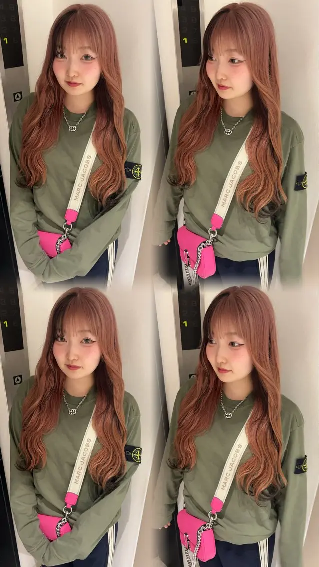 ロング カラー ayaka🫧 梅田ダブルカラーのヘアスタイル
