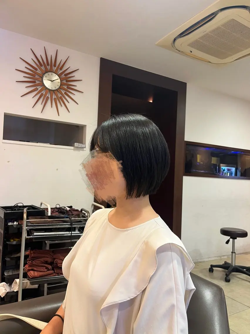 ショート カラー カット ヘアカラー トリートメント カットが上手い 💇♂🌸サク🌸のヘアスタイル