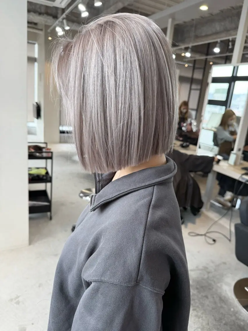 ショート カラー ヘアカラー トリートメント 井上 一平のヘアスタイル