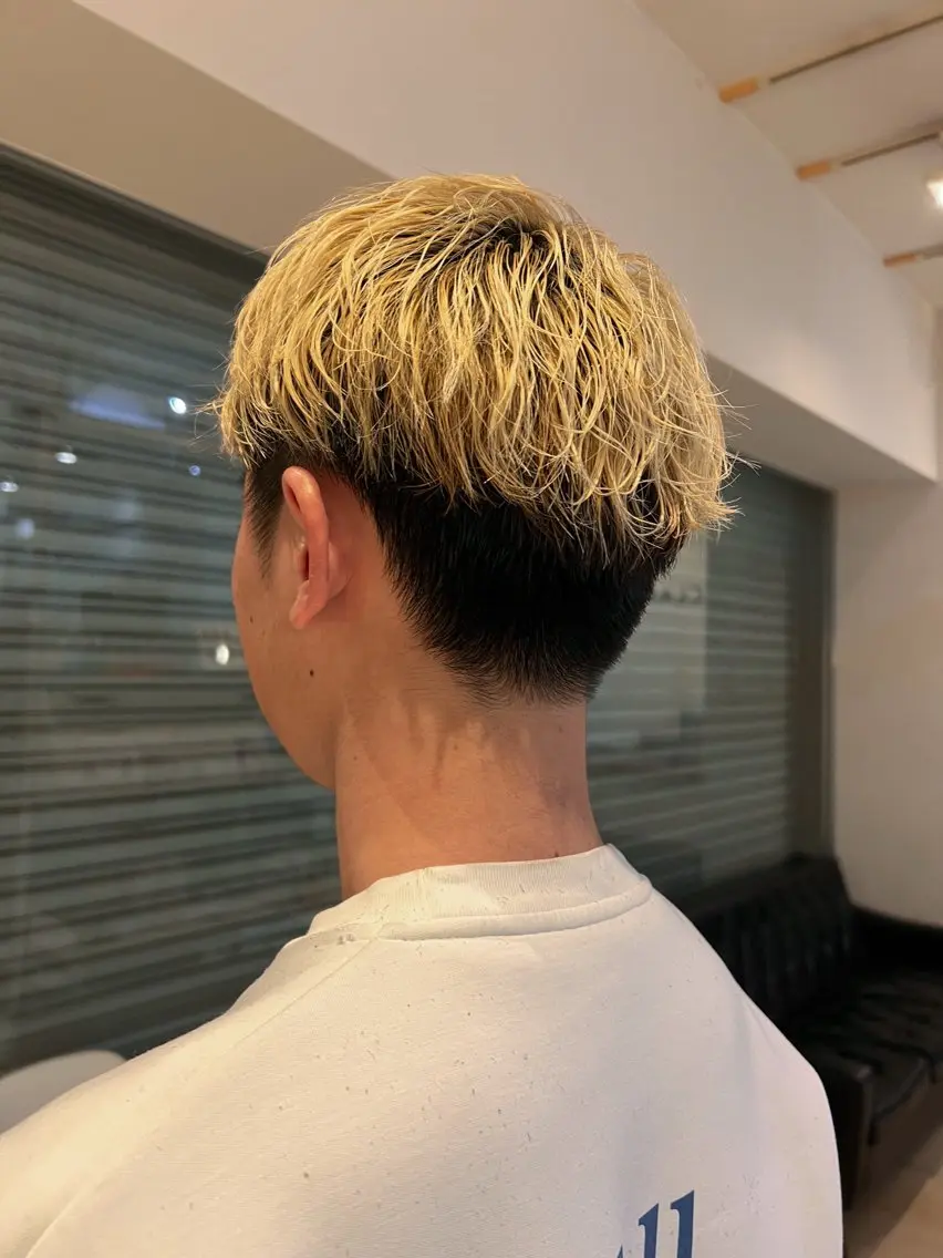 メンズカット＋パーマの写真