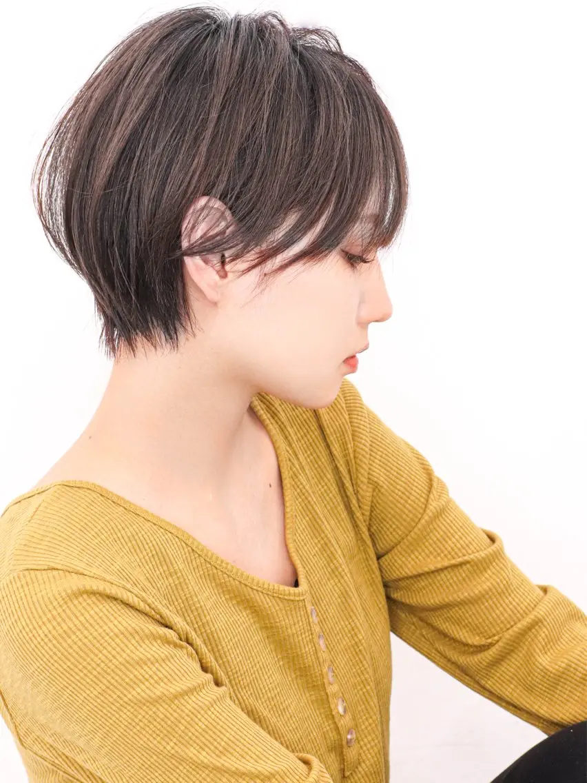 ショート カラー パーマ THE USUAL ユージュアルのヘアスタイル