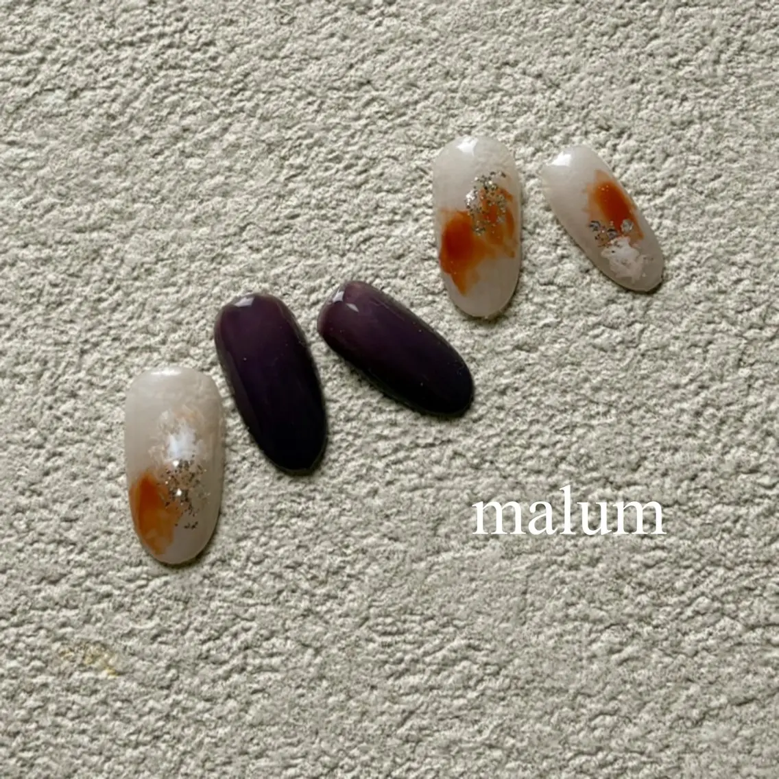 ネイル ハンドネイル malum nailのネイルデザイン