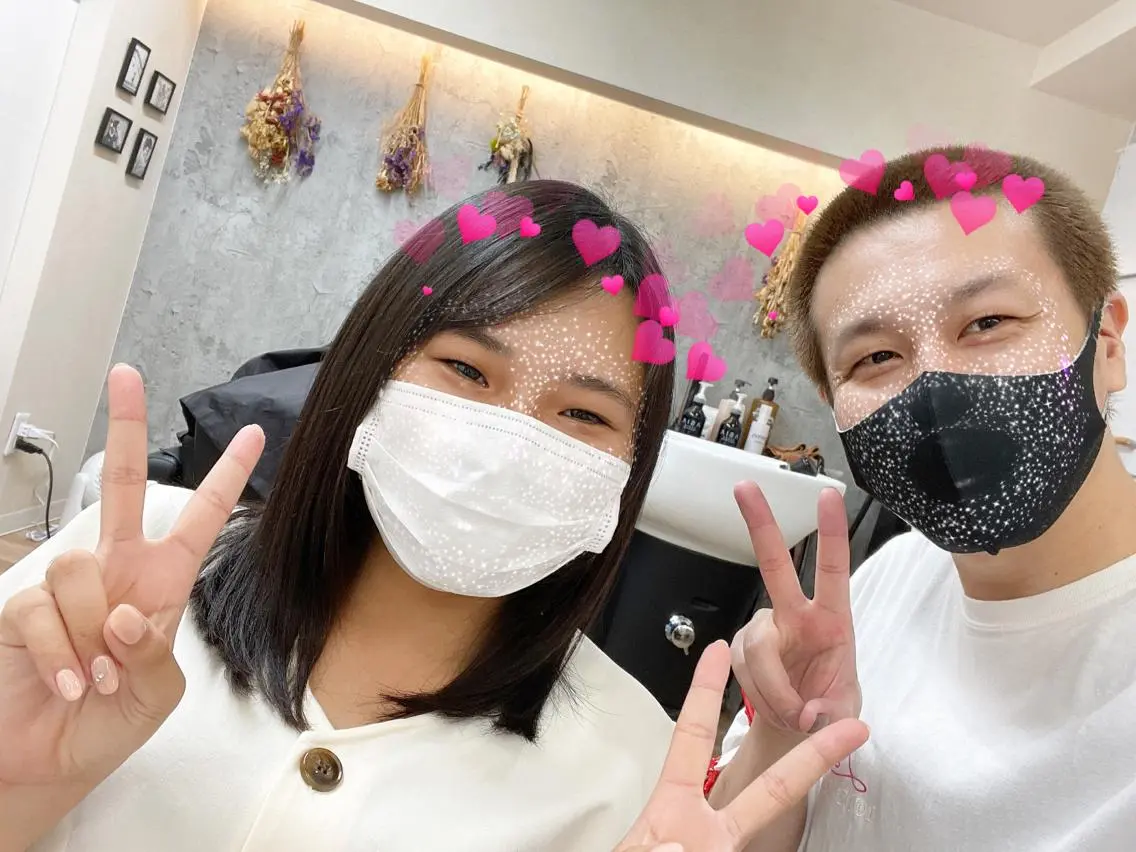 ミディアム TOWA 野村　コウダイのヘアスタイル
