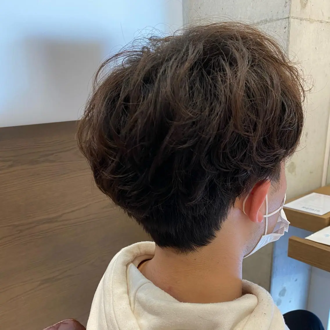 [平日(土日祝日プラス料金)]メンズカット＋パーマ＋ベーシックトリートメントの写真
