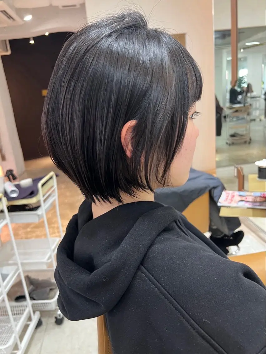 ショート ショートボブ ボブ ショートヘア 中元 美月のヘアスタイル