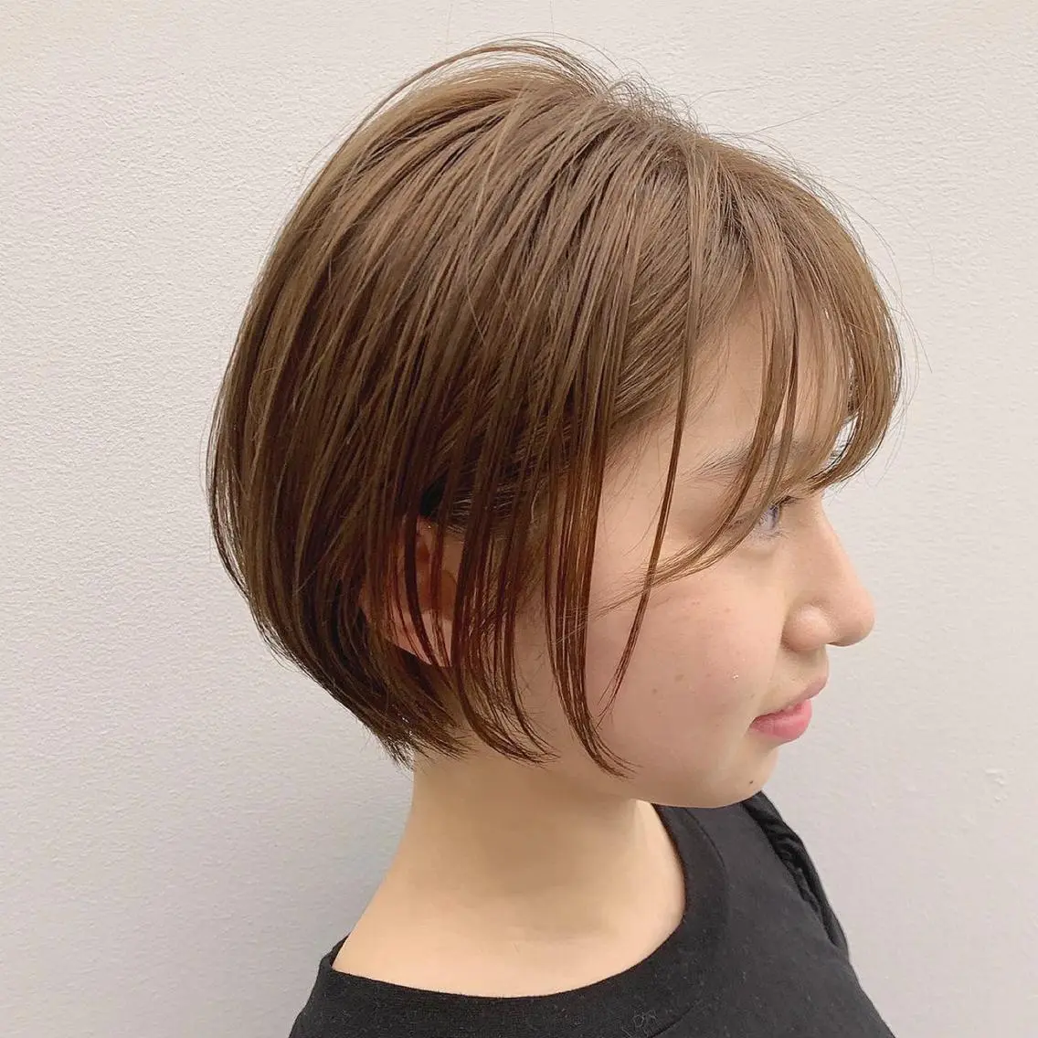 ショート ショートボブ ボブ ショートヘア レイヤーカット 早崎太生のヘアスタイル