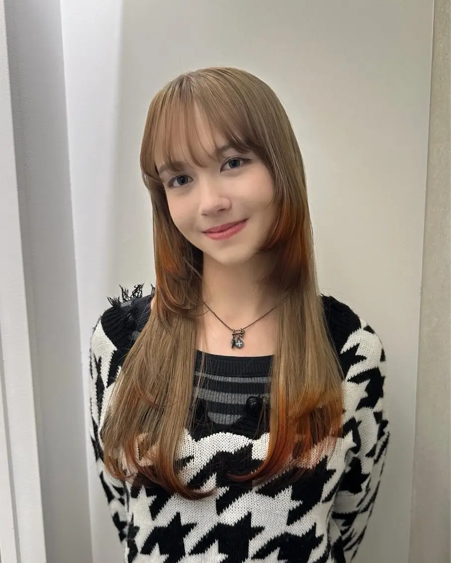 ロング ヘアカラー 韓国ヘアメンズ・レデ ィース特化ミクのヘアスタイル