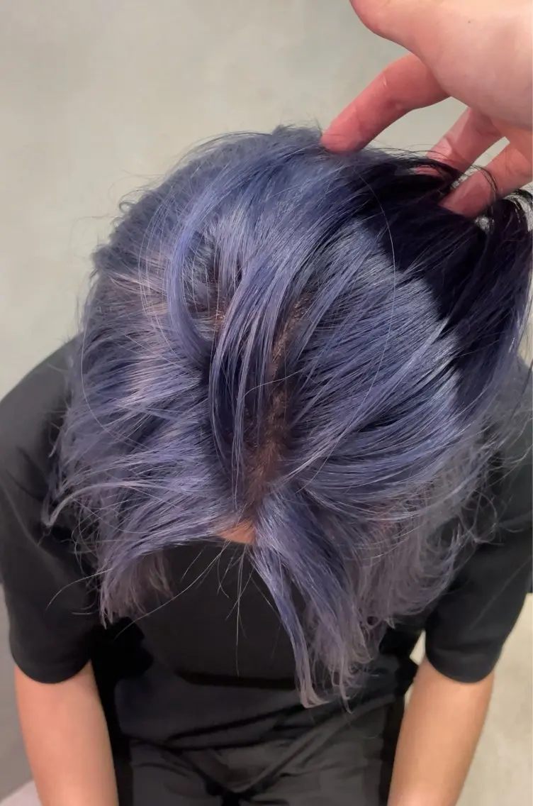ミディアム カラー メンズ デザインカラー🌈/ ハイトーン/たけるのヘアスタイル