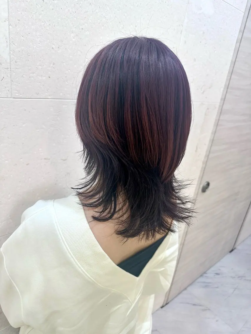 セミロング 安田 柚月のヘアスタイル