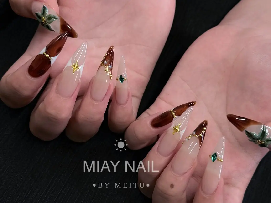 ネイル ハンドネイル 💜MIYA nail鶴見店のネイルデザイン