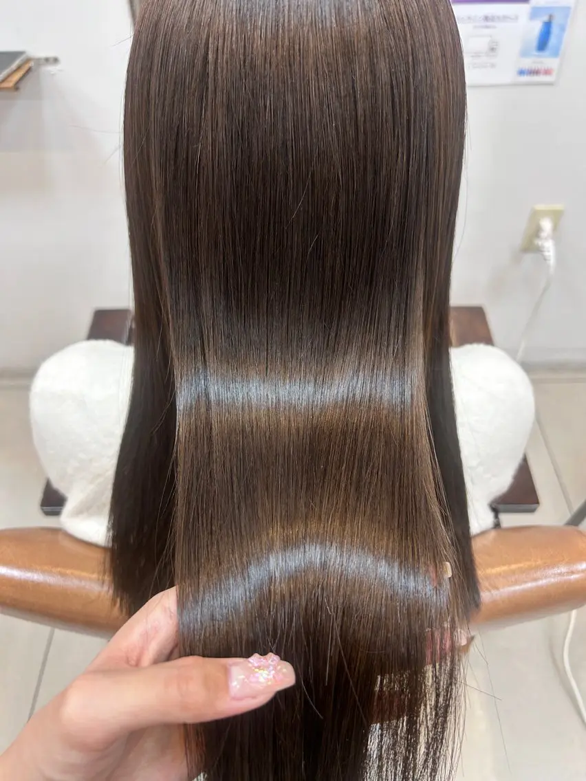 ロング カラー ブラウンカラー 阪田 真奈未のヘアスタイル