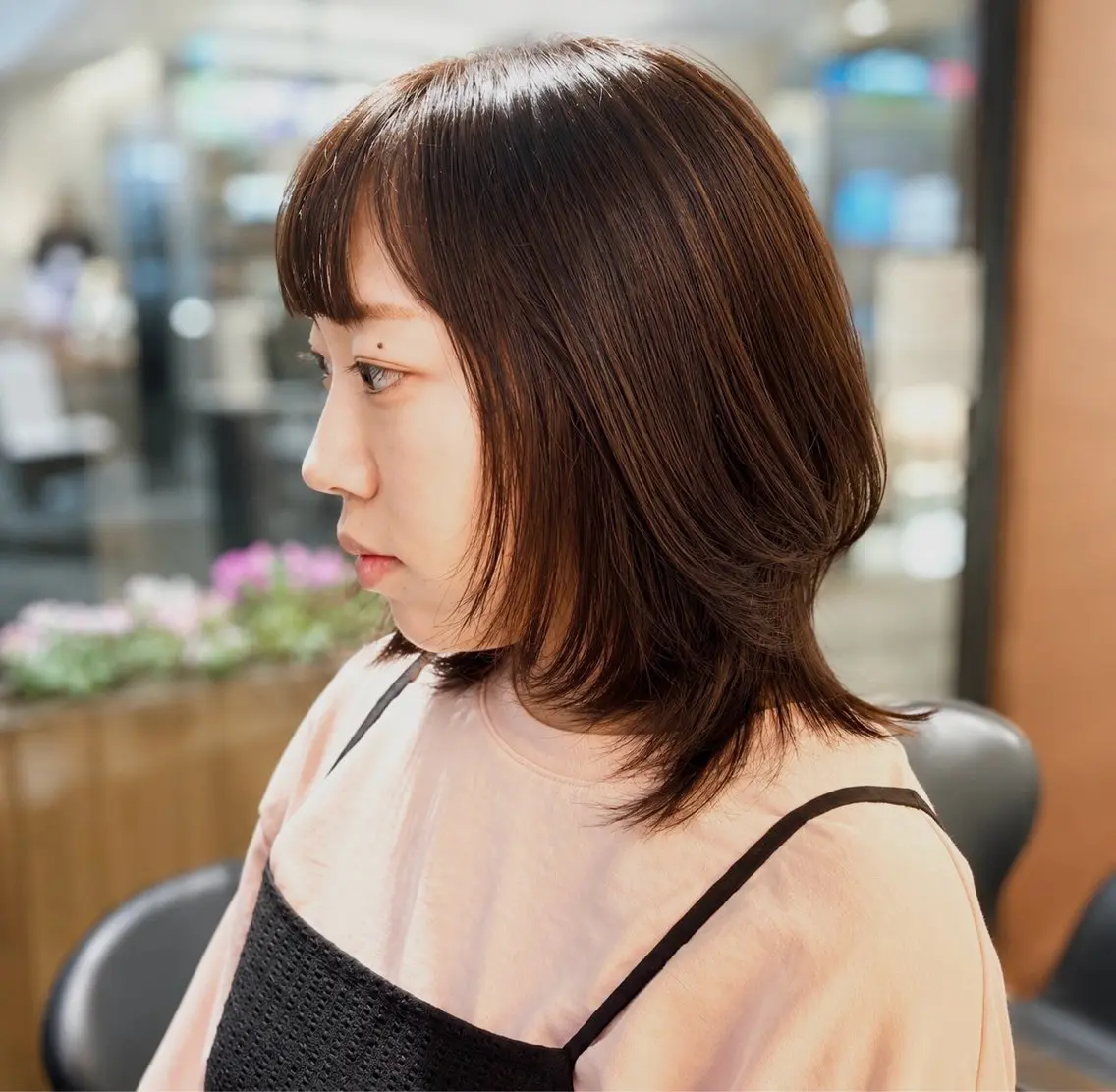 ミディアム レイヤーカット YONEKURA RUI🫧のヘアスタイル