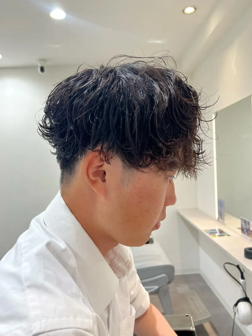 パーマ メンズ メンズパーマ カット パーマ Men's NAM 八角のヘアスタイル