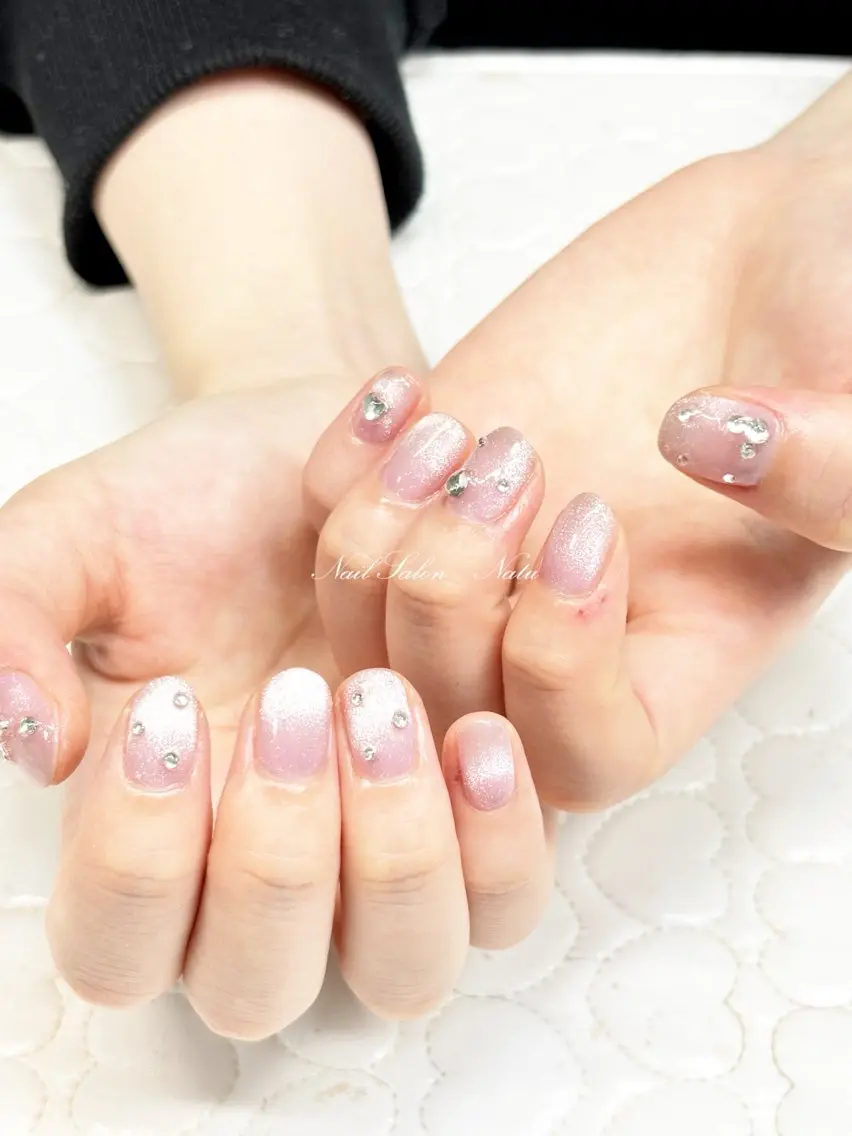 ネイル マグネットネイル nailsalon Natuのネイルデザイン