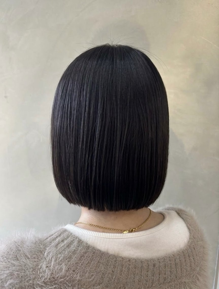 ショート 縮毛矯正 KAHOE🍒 縮毛矯正/艶カラーのヘアスタイル