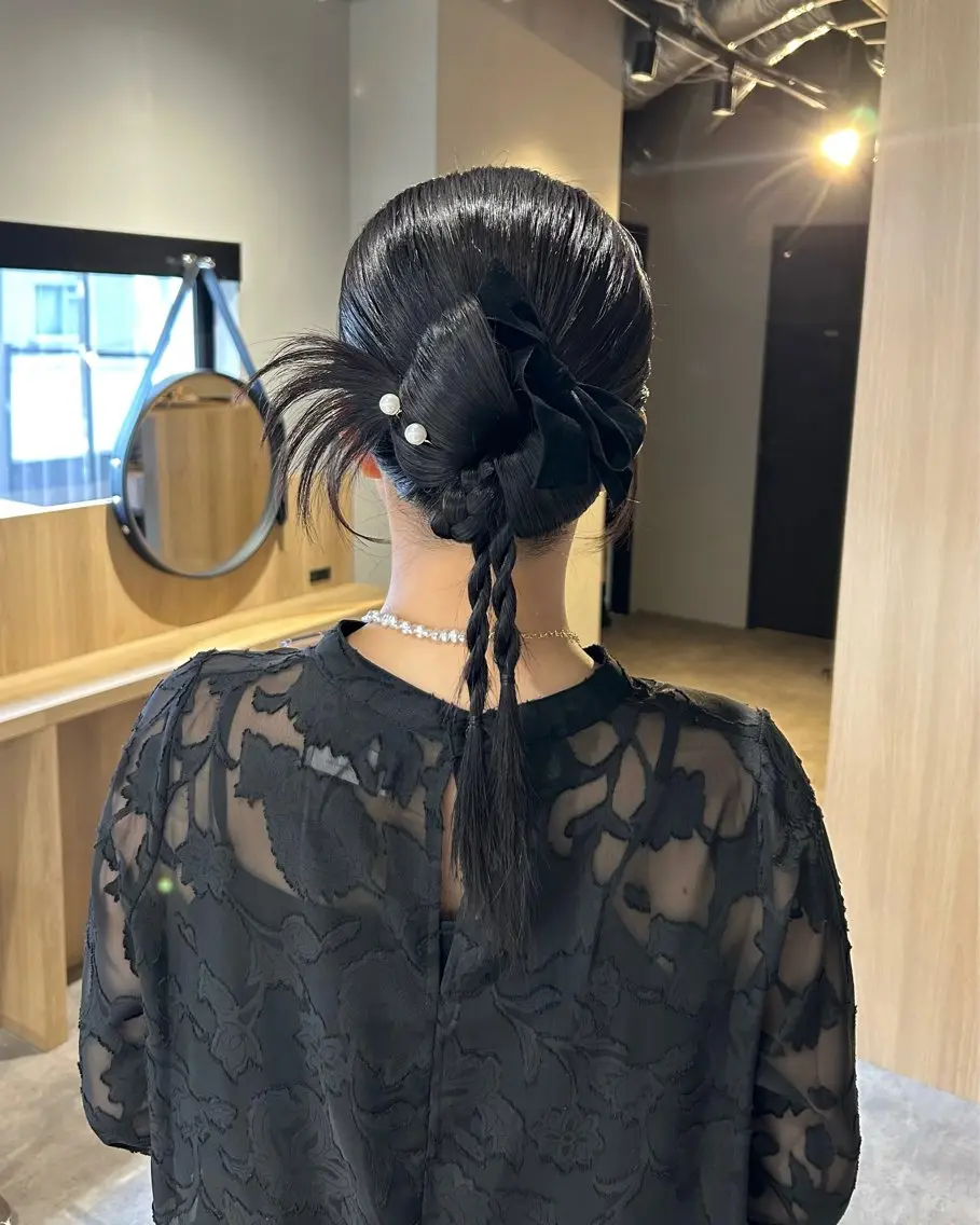 ロング ヘアアレンジ ヘアセット juve.大分/ 秋月ひとはのヘアスタイル