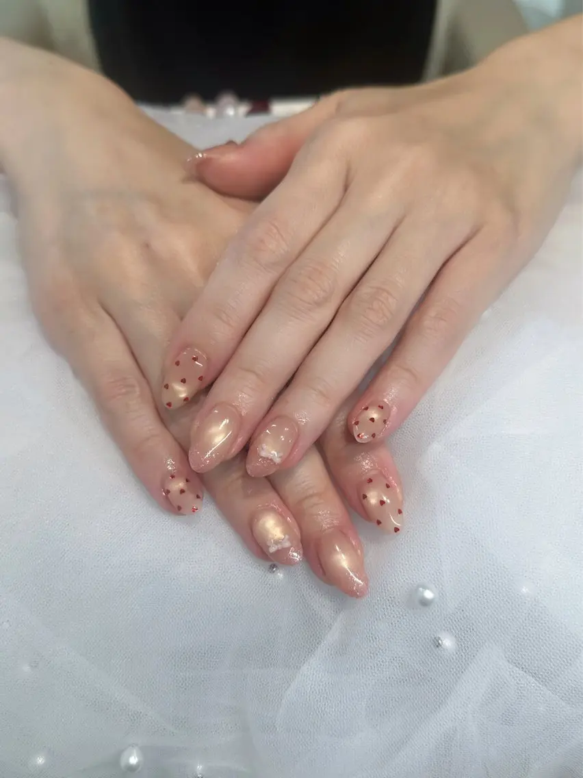 ネイル ハンドネイル ハンドケア 𝒚𝒖𝒛𝒖 ˖ ࣪⊹のネイルデザイン