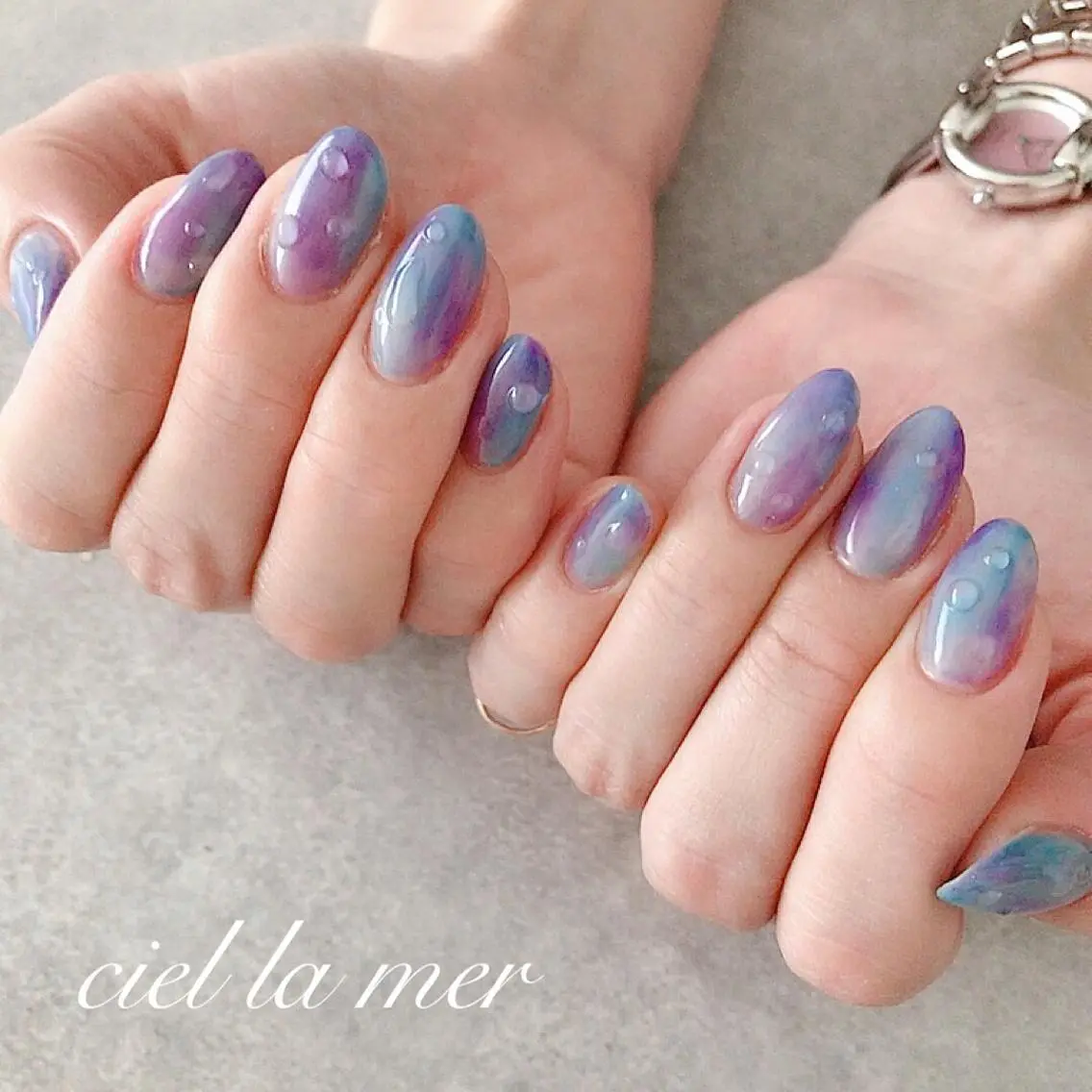 ネイル ハンドネイル フットネイル ciel la merのネイルデザイン