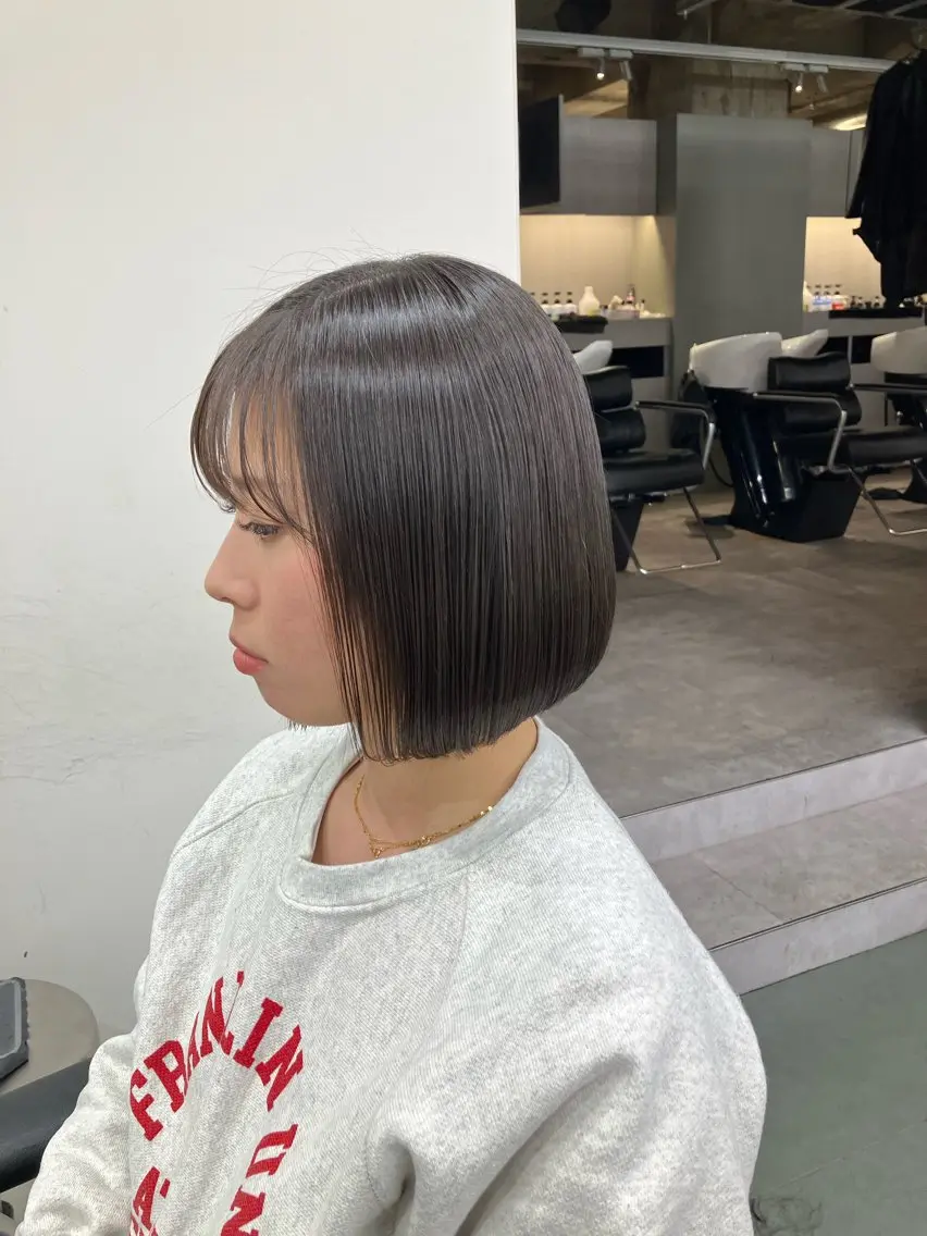 カット縮毛矯正の写真
