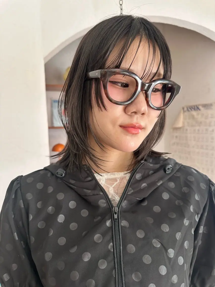 【平日夜限定】似合わせカット+透明感カラー+艶トリートメントの写真