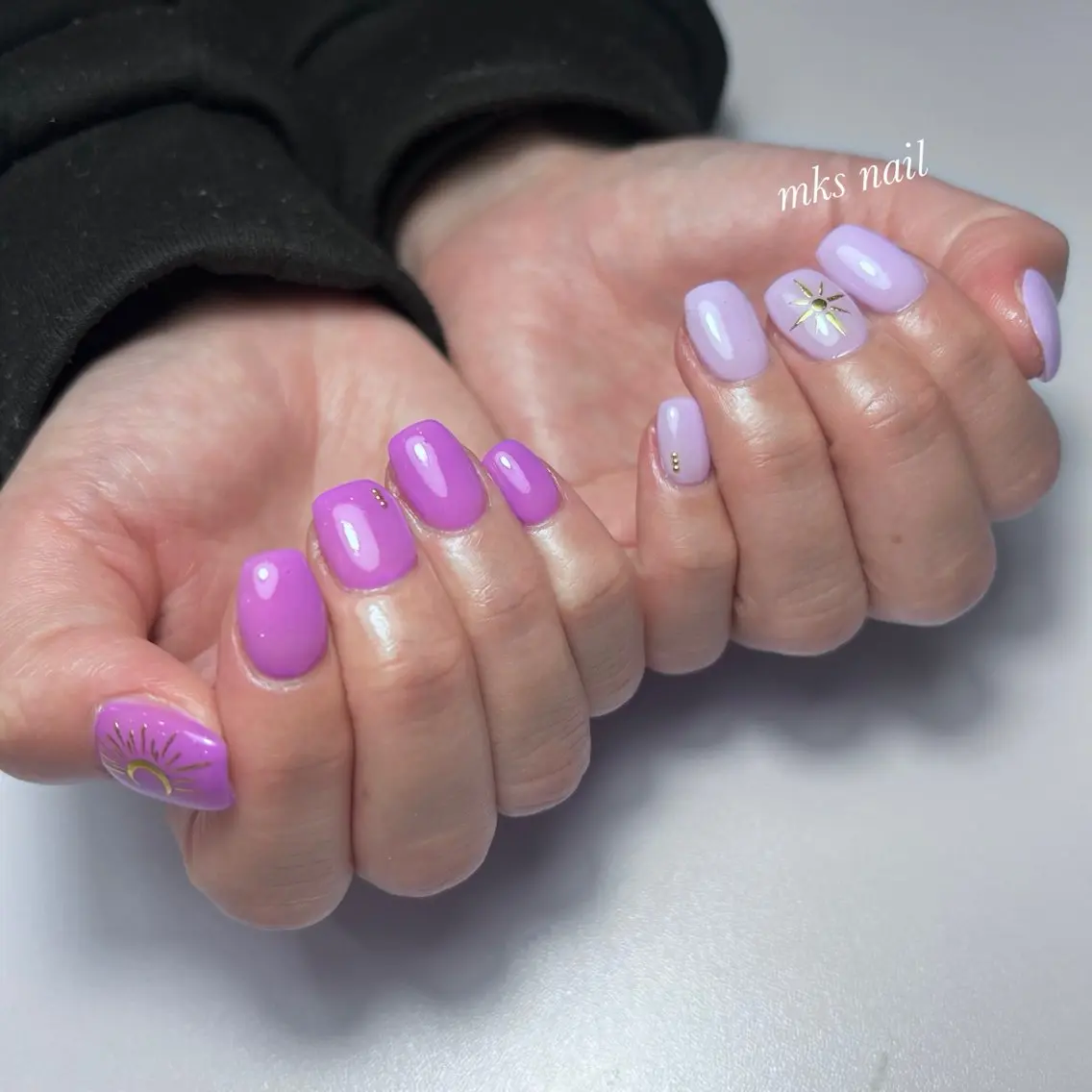 ネイル ハンドネイル mks＊nail //  枚方長尾のネイルデザイン
