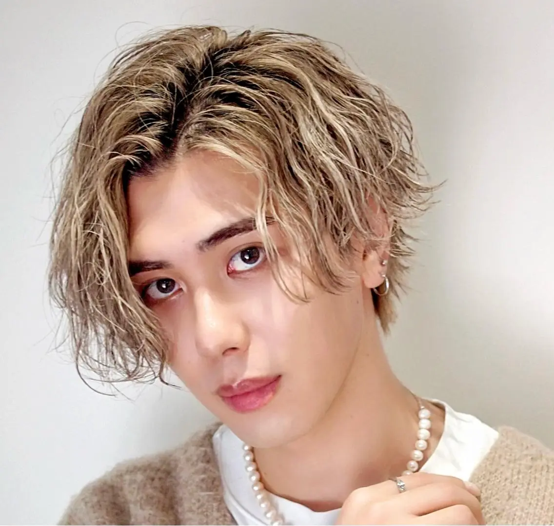 カラー メンズ トレンドパーマ‼️ NAOKI💥のヘアスタイル