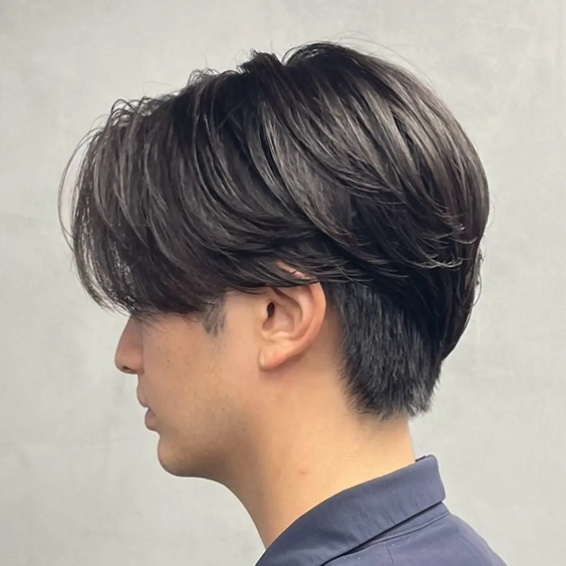 ミディアム パーマ ヘアアレンジ メンズ fifth 石川 凪のヘアスタイル