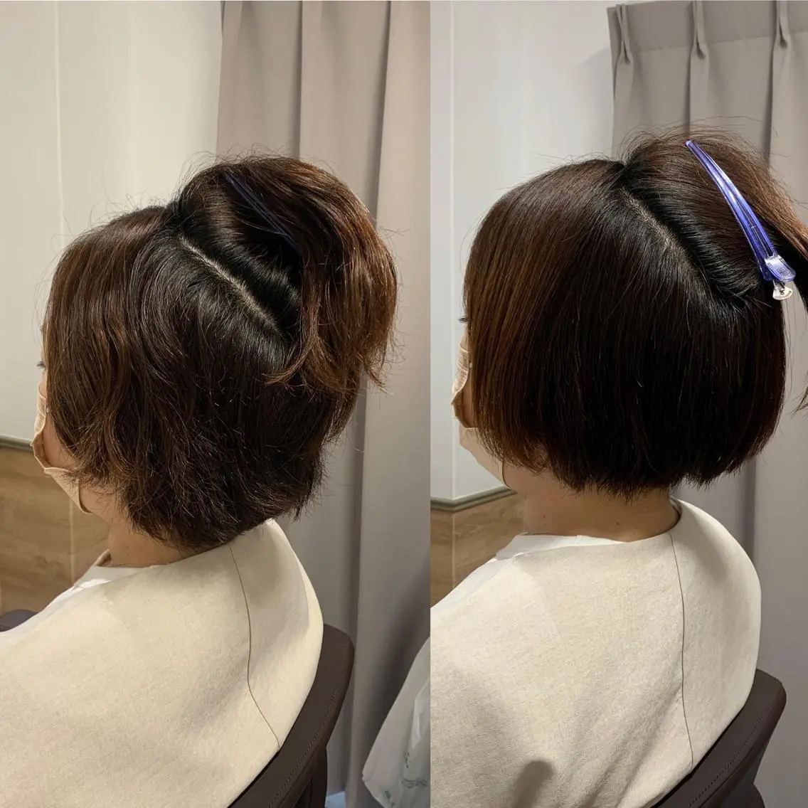 ショート 乾かすだけでまとまる 髪質改善✨のヘアスタイル