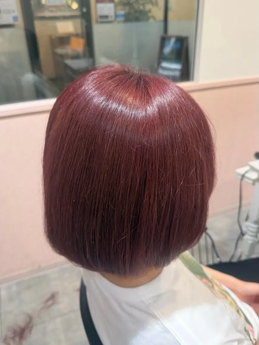 カラー ヘアカラー レイヤー/インナー 髪質改善/まなかのヘアスタイル