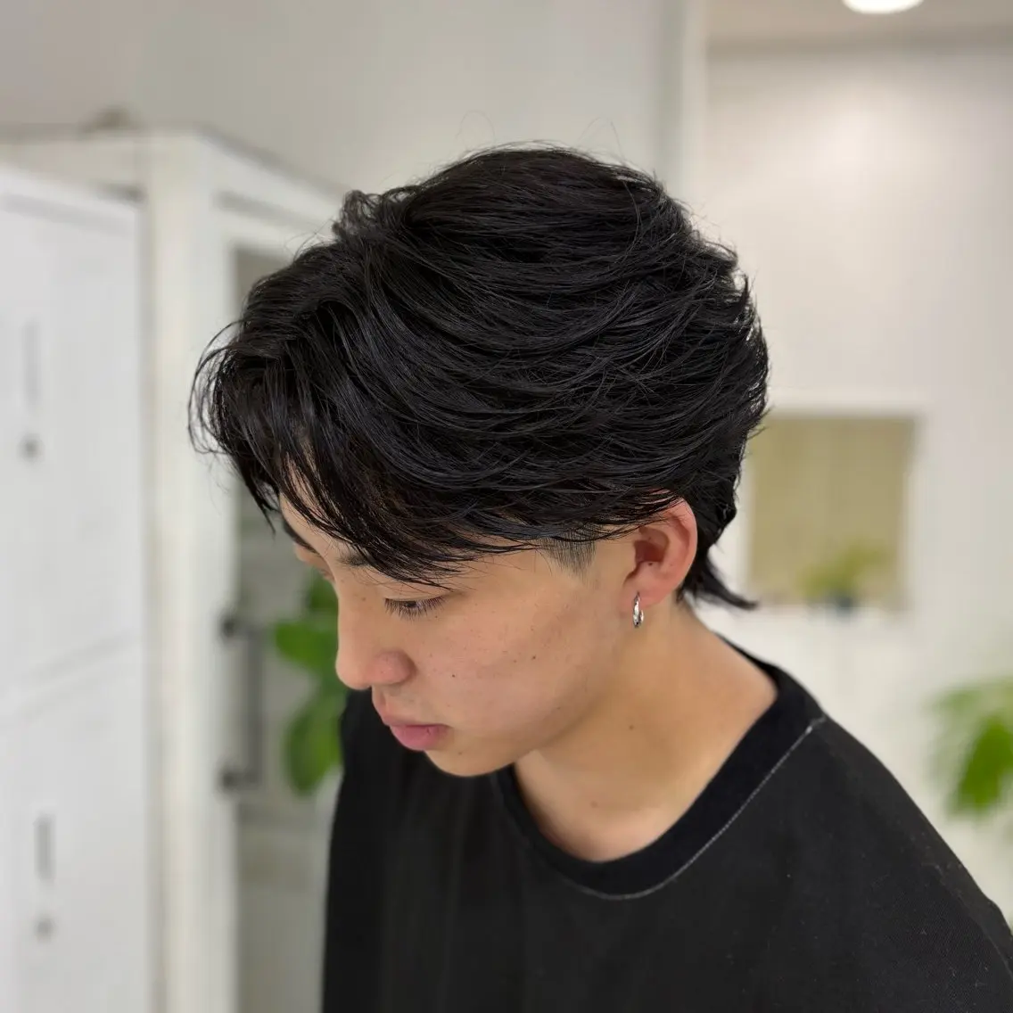 パーマ メンズ カット パーマ 阿部 渓太のヘアスタイル