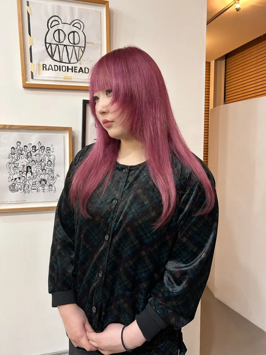 カラー かがやしづ ⭐️ベージュのヘアスタイル