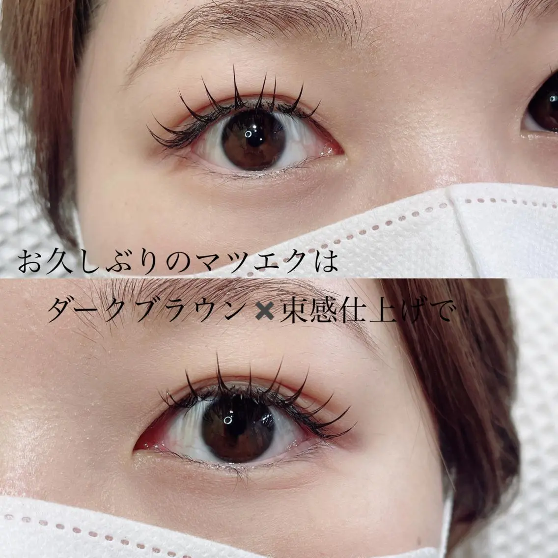 マツエク・マツパ 束感まつ毛 カラーマツエク マツエク SEALA 高石の眉毛・アイブロウイメージ