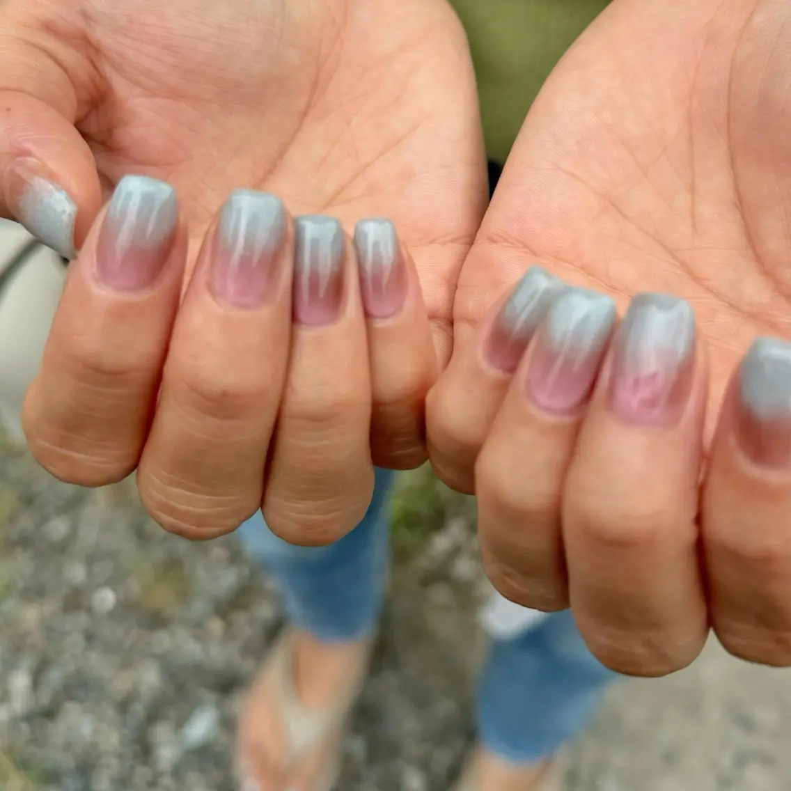 ネイル ニュアンスネイル ショートネイル jeu nail.のネイルデザイン