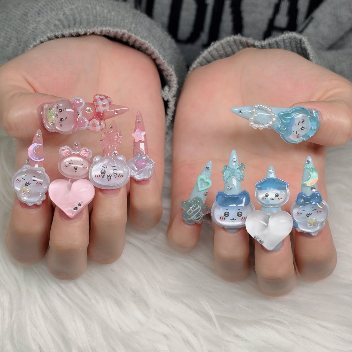 ネイル フットネイル フレンチネイル グラデーション 韓国ネイル ロングネイル ハンドネイル Hot Nail Salonのネイルデザイン