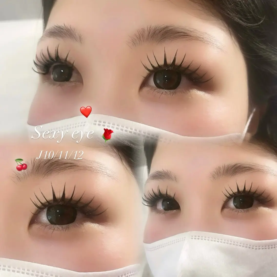 マツエク・マツパ 束感まつ毛 フラットラッシュ パリジェンヌラッシュリフト たぐち 🤍のマツエク・マツパデザイン