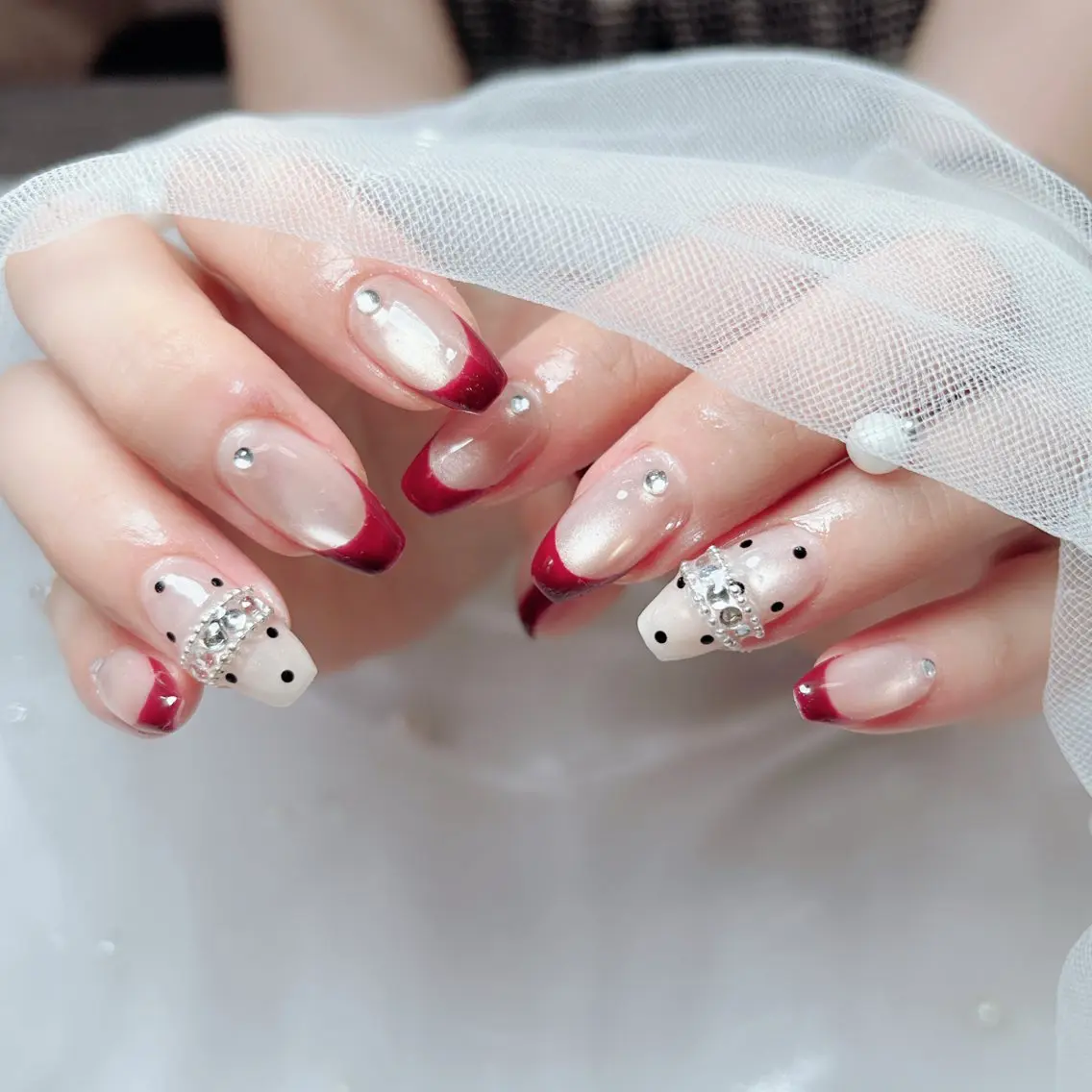 ネイル フラワーネイル 韓国ネイル 夏ネイル ワンホンネイル ハンドネイル Cute Tips nailのネイルデザイン