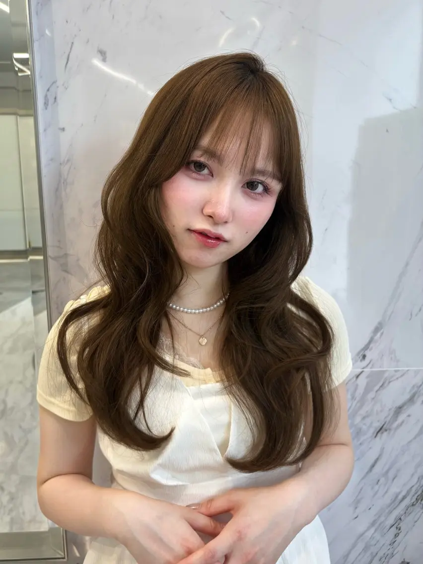 ロング Parve Mix/ 平 奈果🎀のヘアスタイル