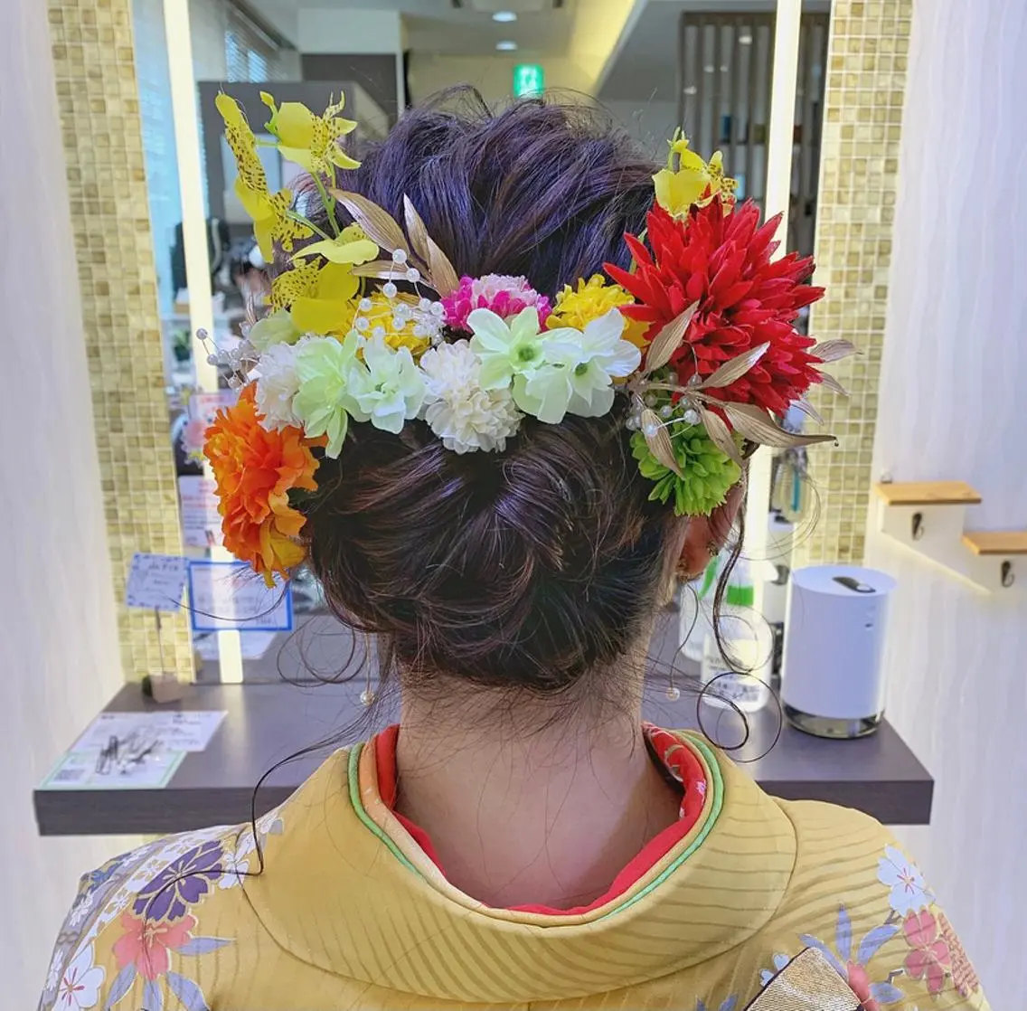 ヘアアレンジ 成人式 ヘアセット 似合わせカットカラー ♡佐藤捺美のヘアスタイル