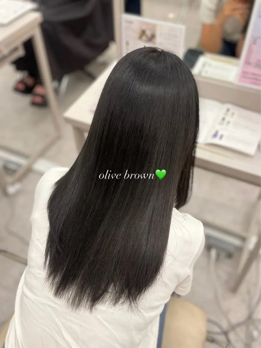 カラー ブリーチ ブラウンカラー 透明感カラー ブリーチなしカラー 髪質改善 ヘアカラー 縮毛矯正 COCO_ Minonのヘアスタイル