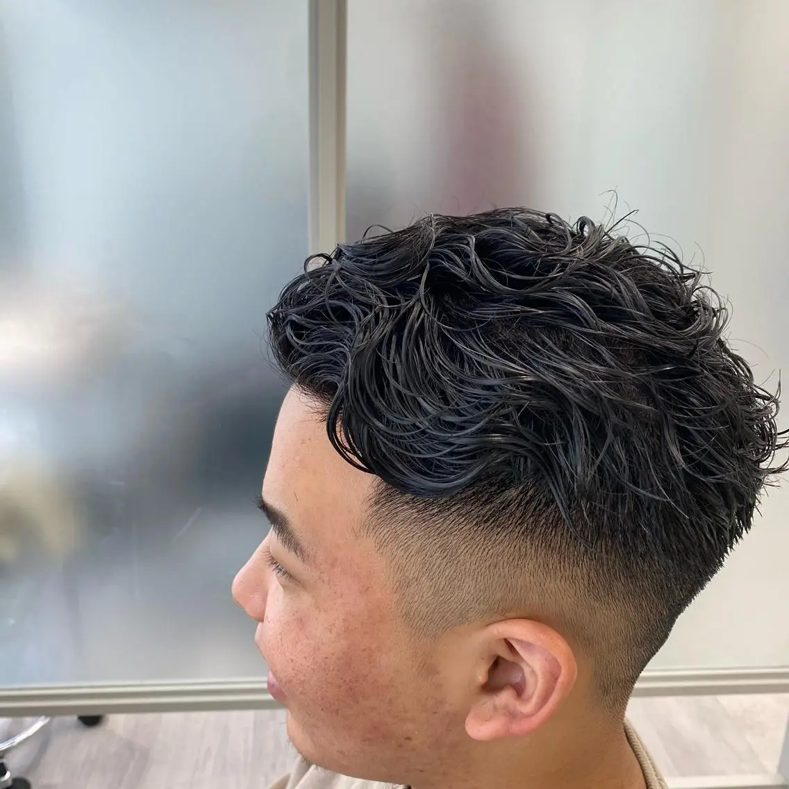 ショート パーマ メンズ メンズパーマ 学生（メンズ向け） 学生 メンズパーマ専門★★ ナカゾノのヘアスタイル