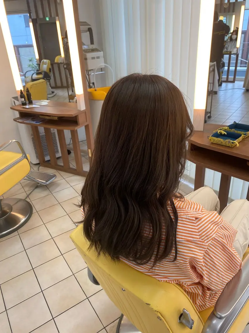 セミロング カラー ヘアアレンジ 20代〜40代 大塚🌱松原大将のヘアスタイル
