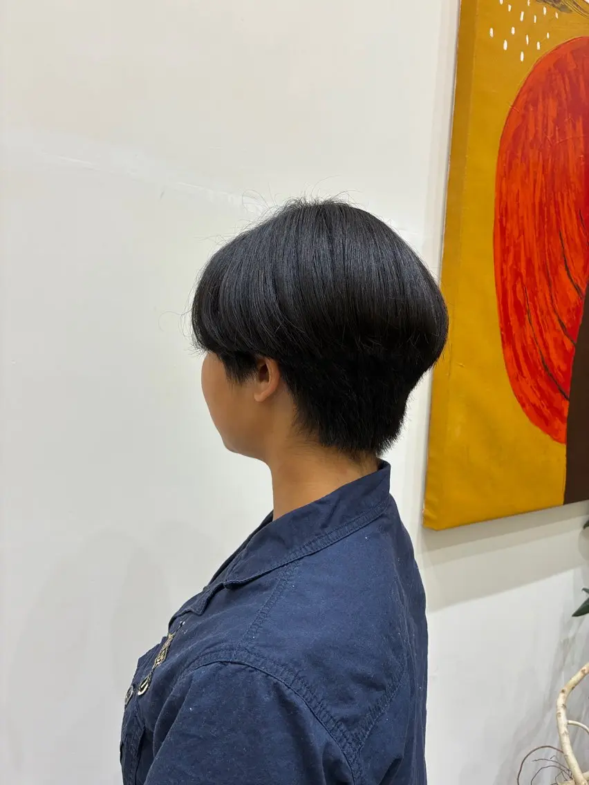 ショート ショートヘア 三宅 瑠偉のヘアスタイル