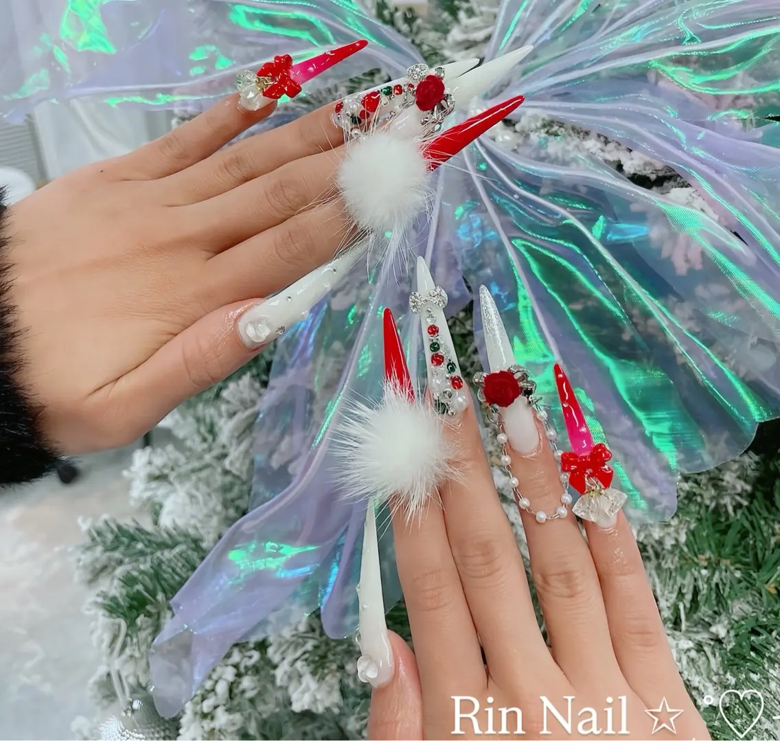 ネイル チークネイル フラッシュネイル フラワーネイル フットネイル ジェルネイル Rin Nail Shinokuboのネイルデザイン