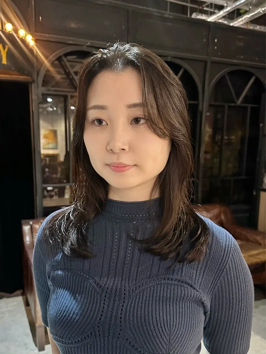 セミロング パーマ NORA銀座 NATSUMIのヘアスタイル